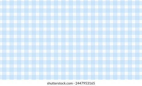 White and blue plaid pattern classic background