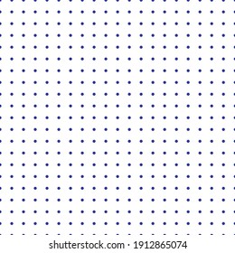 Patrón sin fisuras de Polka Dot blanco y azul. Para manteles, ropa, camisas, vestidos, papel, ropa de cama, mantas, edredones y otros productos textiles. Fondo vectorial.