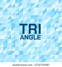 white blue polygonal triangle shape pattern background vector