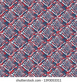 White blue and red square shape abstract background