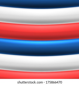 White, blue and red texture. 3d white vector texture.
