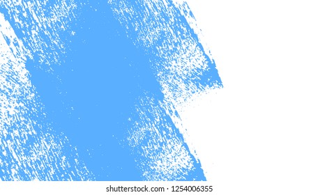 white and blue snow winter paint vector background texture with grunge brush strokes