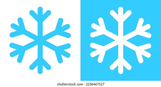 Nieve azul blanca Nieve Flake Invierno frío Navidad Fuera de Espíritu Cristal Críticas Estrella de Cristal Icono Signo Símbolo de Sigilia Símbolo Emblema Vector EPS PNG Transparente No Fondo