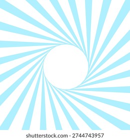 white and blue spiral line pattern background design vector