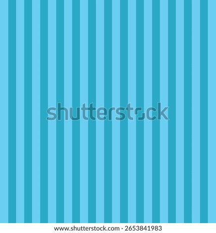 White and blue vertical stripes background. Stripe pattern lines light blue background pattern. Vector art. Blue strip wall, background.