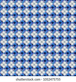 White, blue and violet background. Vector colorful rectangles seamless pattern.