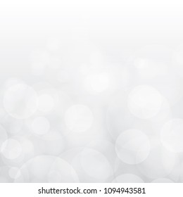 white blur abstract background. bokeh christmas blurred beautiful shiny Christmas lights