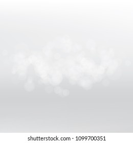 white blur abstract background. bokeh christmas blurred beautiful shiny Christmas lights illustration. Vector
