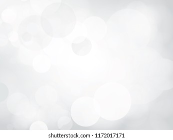 white blur abstract background. bokeh christmas blurred beautiful shiny Christmas lights
