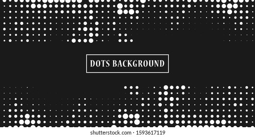White Blurred Background With Halftone Effect