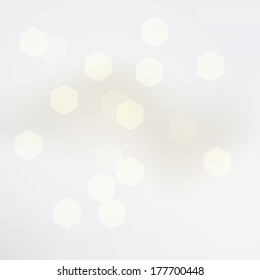 White blurred bokeh background.