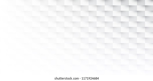 White blurred geometric checkered texture pattern. Abstract vector background.