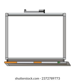 Ilustración vectorial de la placa blanca y la placa negra
