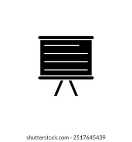 Plantillas de diseño de Vector de icono de Tablero blanco simples y modernas