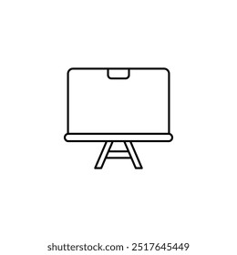 Plantillas de diseño de Vector de icono de Tablero blanco simples y modernas
