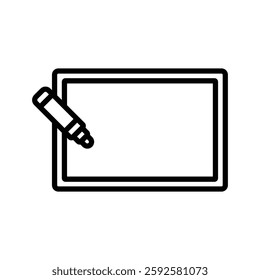 white board icon vector design template simple and clean