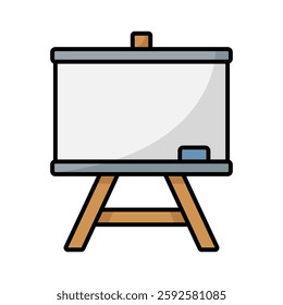 white board icon vector design template simple and clean