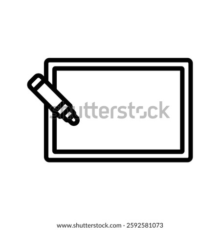 white board icon vector design template simple and clean