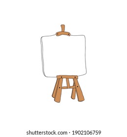 White board illustration design vector template