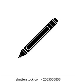 White board marker icon symbol