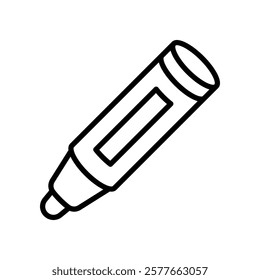 white board marker icon vector design template simple and clean