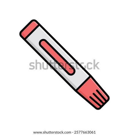 white board marker icon vector design template simple and clean