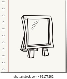 White board on background