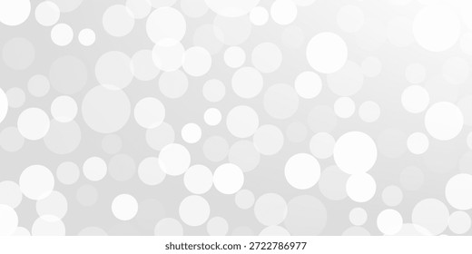 Branco bokeh, fundo cinza desfocado com luzes cintilantes, efeito de brilho desfocado.