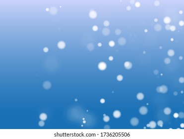 White bokeh light background. Sparkle effect with particles. Magic overlay dust. Glitter blur texture.