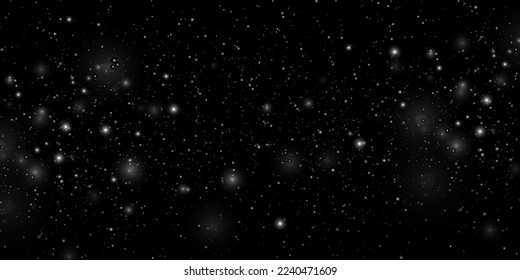 White bokeh light background. Sparkle effect with particles. Magic overlay dust. Glitter blur texture.