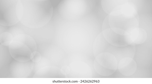 Fondo abstracto blanco del patrón de la luz de Bokeh. Papel tapiz moderno. Banner de San Valentín. Navidad. Celebración. Líquido. Ilustración vectorial