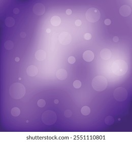 White bokeh lights on glowing purple background. bokeh lights. violet shining background. glowing bokeh abstract background. christmas light. festive designs. glowing light