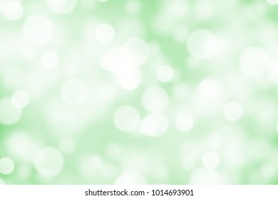 White bokeh on greed background vector