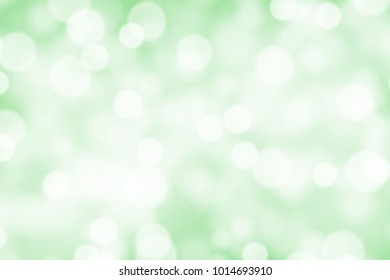 White bokeh on greed background vector