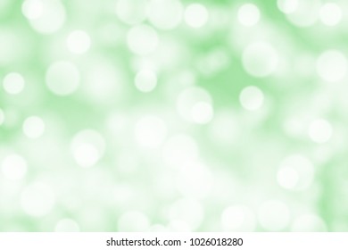 White bokeh on greed background vector