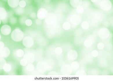 White bokeh on greed background vector