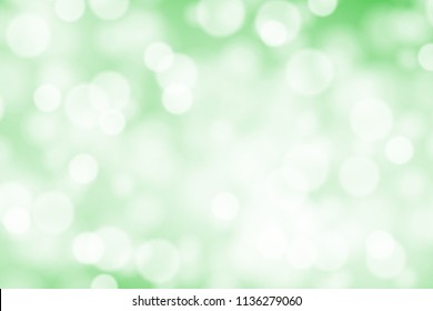 White bokeh on greed background vector