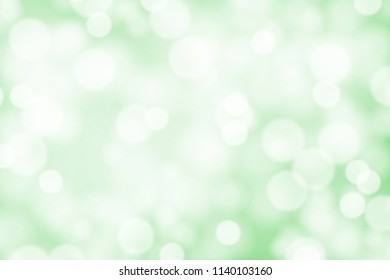 White bokeh on greed background vector