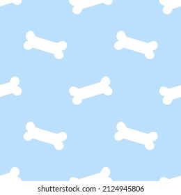 white bone on light blue background textured seamless pattern for wrap gift box , Pattern for tablecloth, duvet cover, blanket, or other textile print.