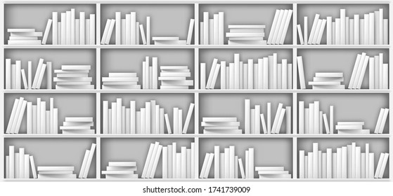 3d bookshelf Images, Stock Photos & Vectors | Shutterstock