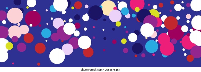 White Bordo Color Children Play Circles Illustration. Blue Pastel Rainbow Green Yellow Vibrant Composition. Violet Red Indigo Dark Kids Background. Multicolor Bright Beige Pink Purple Print.