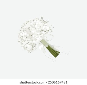 White Bouquet of Flowers. Illustrator and designer. Wedding Invites, save the date, Birthday Invites, Video Invites, E-Cards.