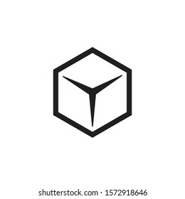 White box icon design template vector isolated illustration