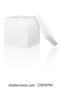 White box with lid