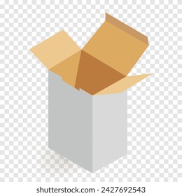 White box line icon. Delivery, mail, surprise, packaging, cardboard, storage, for fragile goods, transportation, online shopping. Vector line icon for business and advertising