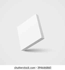 White box. Vector illustration.