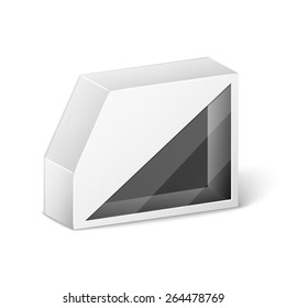 white box for your special design, isolated on a white background