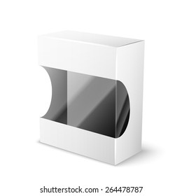 white box for your special design, isolated on a white background