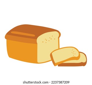 White Bread design vector illustration.