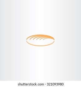 white bread logo vector icon symbol
